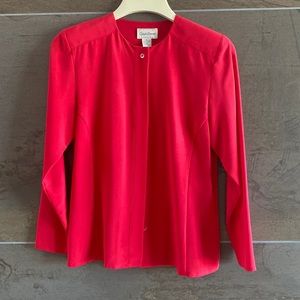 Claude Bennett Vtg Hidden Placket Button Down Blouse